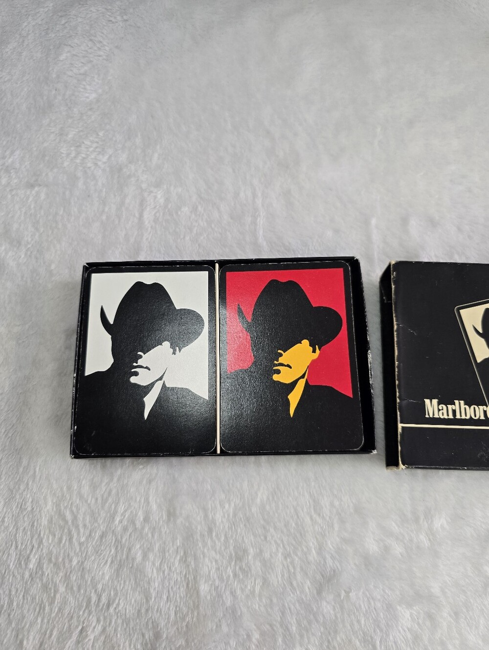 Marlboro Wild West Playing Cards 1991 Double Deck Box Set Vintage - Picture 2 of 4